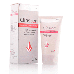 Clinscar Astringent Face Wash Gel – Treats & Protects Acne-Prone Skin | 75ml