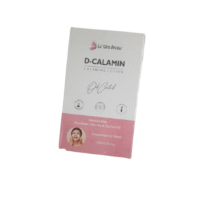 D-CALAMIN Oil Control Calamine Lotion – For Acne-Prone, Oily & Irritated Skin with Shea Butter, Aloe Vera & Tea Tree Oil – 100ml